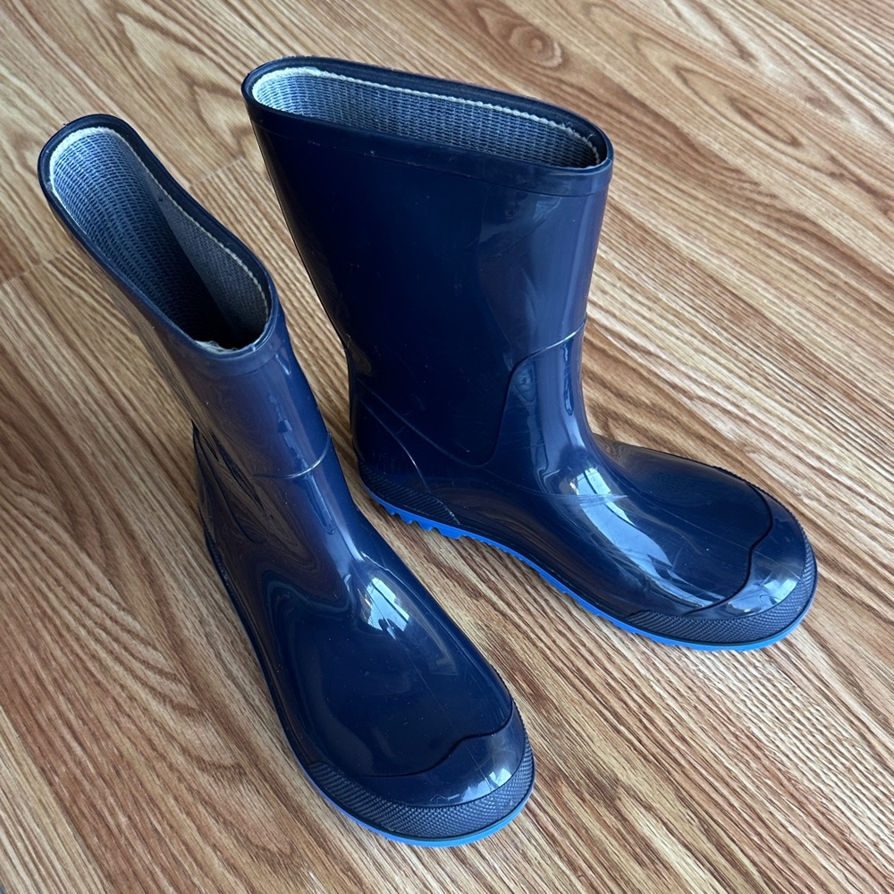 Navy Blue Rain Boots